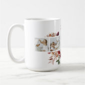 Moderne Collage Foto-Blume geben den Rahmen für be Kaffeetasse (Links)