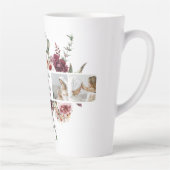 Moderne Collage Foto-Blume geben den Rahmen für be Milchtasse (Rechts)