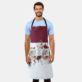 Moderne Collage Foto-Blume geben den Rahmen für be Schürze (Getragen)