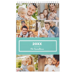 Moderne Collage-Foto-Familie 2022 Kalender