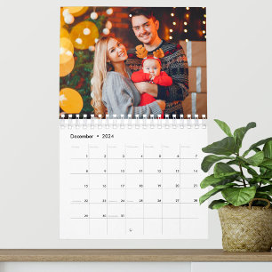 Moderne Collage-Foto-Familie 2026 Kalender