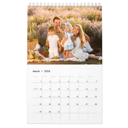 Moderne Collage Foto Family 2022 Kalender (Mär 2026)