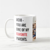 Moderne Collage-Foto- & Frohe Muttertagsgeschenke Kaffeetasse (Links)
