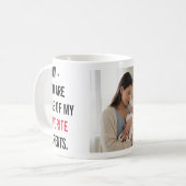 Moderne Collage-Foto- & Frohe Muttertagsgeschenke Kaffeetasse (Vorderseite Links)