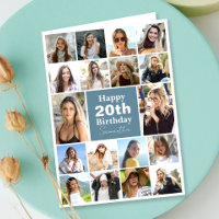 Moderne Collage | Foto Jedes Alter Geburtsdatum