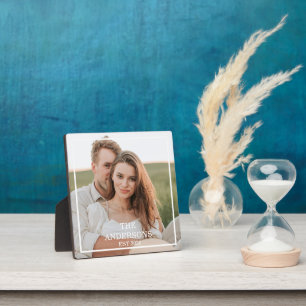 Moderne Collage-Foto von Paaren & minimalistisches Fotoplatte