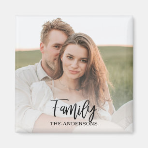 Moderne Collage-Foto von Paaren & schönes Familien Magnet