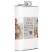 Moderne Collage Fotos Bestes Geschenk für Vater Flachmann (Rechts)