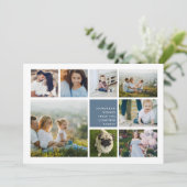 Moderne Collage | Hanukkah-Fotokarte Feiertagskarte (Stehend Vorderseite)