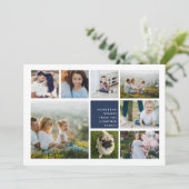 Moderne Collage | Hanukkah-Fotokarte Feiertagskarte (Stehend Vorderseite)