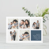 Moderne Collage | Hanukkah-Fotokarte Feiertagskarte (Stehend Vorderseite)