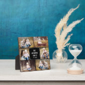 Moderne Collage Personalisiert Plaque mit Easel Fotoplatte (InSitu)