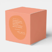 Moderne Colors Collage Wedding Geschenkschachtel (Rückseite)