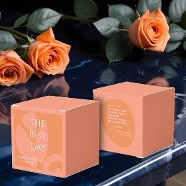 Moderne Colors Collage Wedding Geschenkschachtel