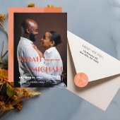 Moderne Colors Collage Wedding Runder Aufkleber