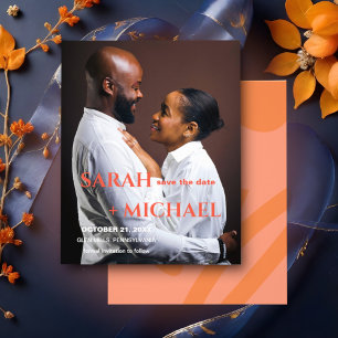 Moderne Colors Collors Budget Save the Date Flyer