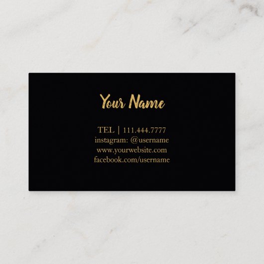 Moderne Compass Gold Nautic Business Card Visitenkarte (Rückseite)