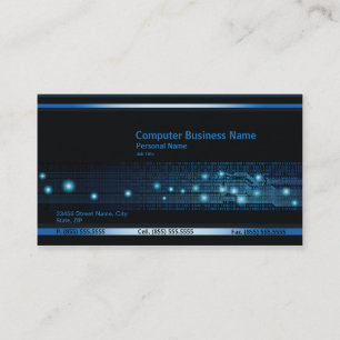 Moderne Computer Business Card Visitenkarte