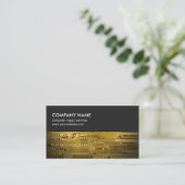 Moderne Computerreparatur des Gray Gold Circuit Bo Visitenkarte (Stehend Vorderseite)