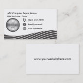 Moderne Computertechnologie Visitenkarte (Vorne/Hinten)