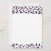 Moderne Confetti Küche Bridal Dusche Einladungen (Rückseite)