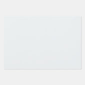 Moderne Cool Blue Gray Solid Shades schlicht Minim Geschenkpapier Set (Vorderseite 3)