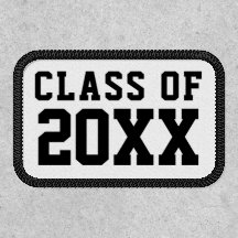 Moderne coole Abschluss-Klasse mit 20xx Schwarz-we