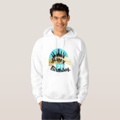 Moderne coole aquamarine Taste 21. Hoodie (Vorne ganz)