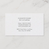 Moderne Coole Beauty-Salon Terminkarte (Rückseite)