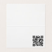 Moderne coole benutzerdefinierte QR-Code-Technolog Visitenkarten (Innenseite Aufgefaltet)