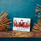 Moderne Coole Best Family Ever Foto Plaque Fotoplatte (Seite)