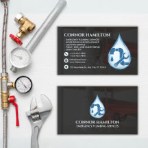 Moderne Coole Blue Emergency Plumbing Services