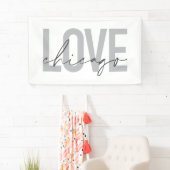 Moderne, coole, einfache, minimale Design-Liebe Ch Banner (Insitu)