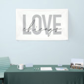 Moderne, coole, einfache, minimale Design-Liebe Ch Banner (Messeveranstaltung)
