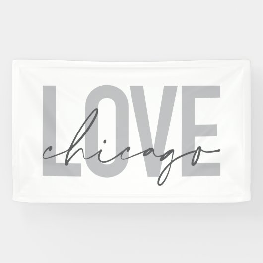 Moderne, coole, einfache, minimale Design-Liebe Ch Banner (Horizontal)