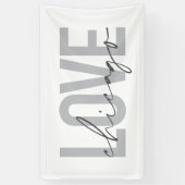 Moderne, coole, einfache, minimale Design-Liebe Ch Banner (Vertikal)
