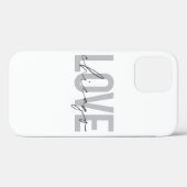 Moderne, coole, einfache, minimale Design-Liebe Ch Case-Mate iPhone Hülle (Rückseite (Horizontal))