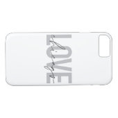 Moderne, coole, einfache, minimale Design-Liebe Ch Case-Mate iPhone Hülle (Rückseite (Horizontal))