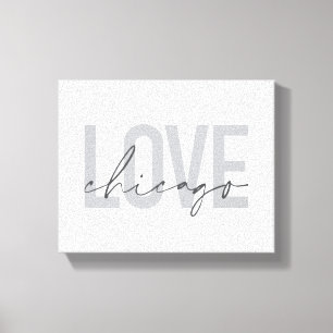 Moderne, coole, einfache, minimale Design-Liebe Ch Leinwanddruck