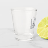 Moderne, coole, einfache, minimale Design-Liebe Ch Schnapsglas (Links)