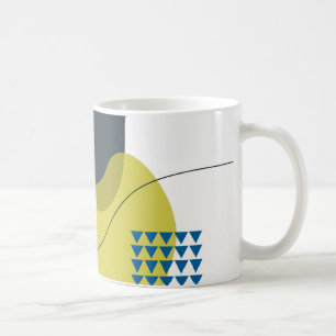 Moderne, coole, einzigartige, trendige Illustratio Kaffeetasse