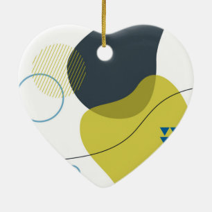 Moderne, coole, einzigartige, trendige Illustratio Keramik Ornament