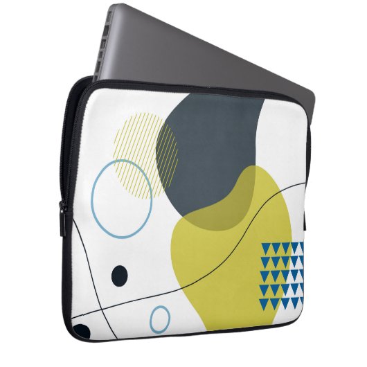 Moderne, coole, einzigartige, trendige Illustratio Laptopschutzhülle (Vorne Rechts)