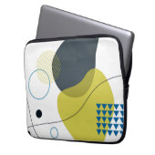 Moderne, coole, einzigartige, trendige Illustratio Laptopschutzhülle (Vorderseite Links)