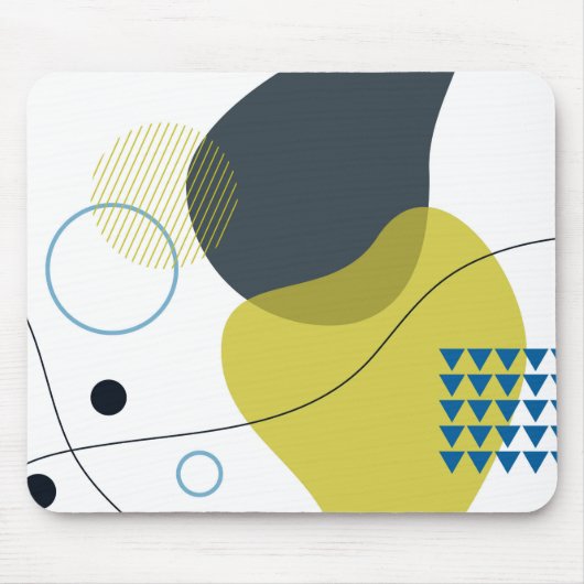 Moderne, coole, einzigartige, trendige Illustratio Mousepad (Vorne)