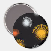Moderne, Coole, einzigartige, trendige, urbane Pin Magnet (Vorderseite/Rückseite)