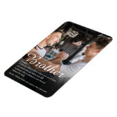 Moderne Coole Fun-Foto-Brother-Definition Magnet (Linke Seite)