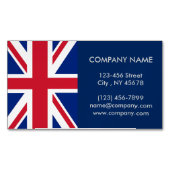 moderne coole Gewerkschaft Jack Flag London Mode Magnetische Visitenkarte (Vorderseite)