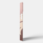 Moderne Coole Girl-Face-Silhouette Case-Mate iPhone Hülle (Rückseite / Rechts)