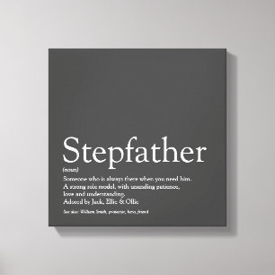 Moderne Coole Graue Stiefvater-Stiefvater-Zitat Leinwanddruck